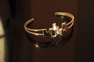 handgemaakte armband goud